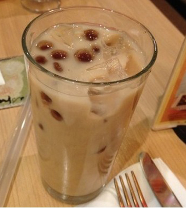 红豆珍珠奶茶